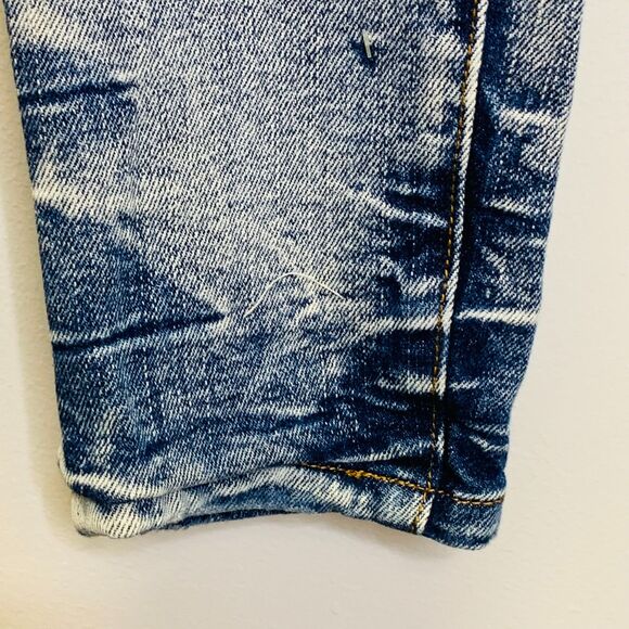 Amiri Mens Skinny‎ Jeans Distressed Paint Scatter 30x32 - Picture 4 of 15